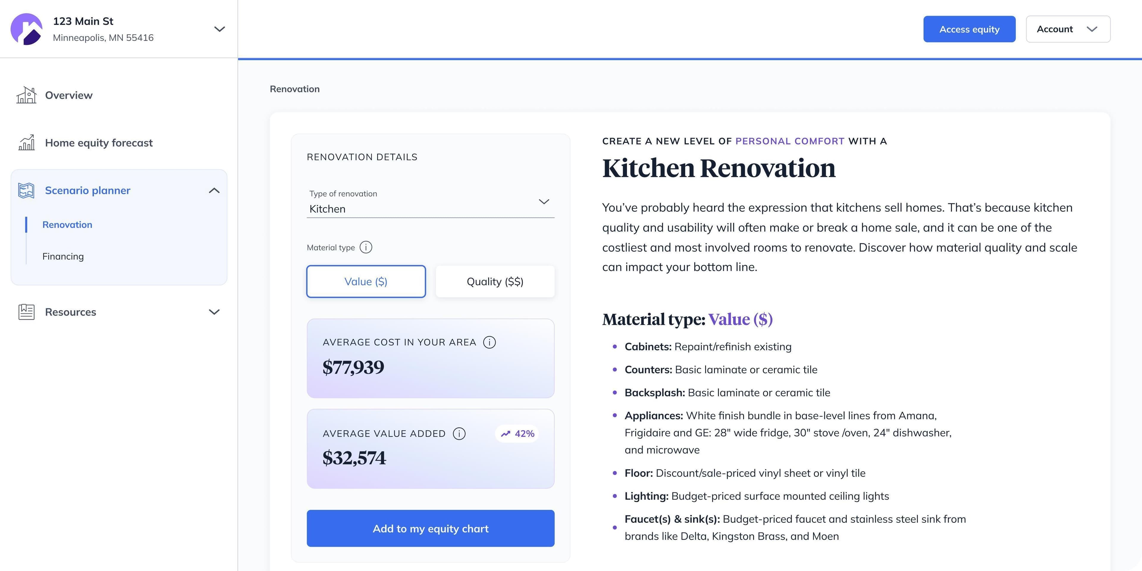 renovation calculator